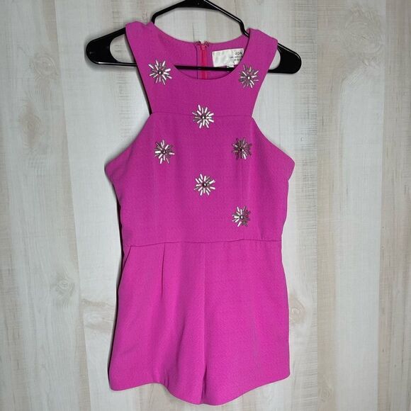 J.O.A. Pink shorts romper sleeveless, size small‎ - Picture 1 of 13